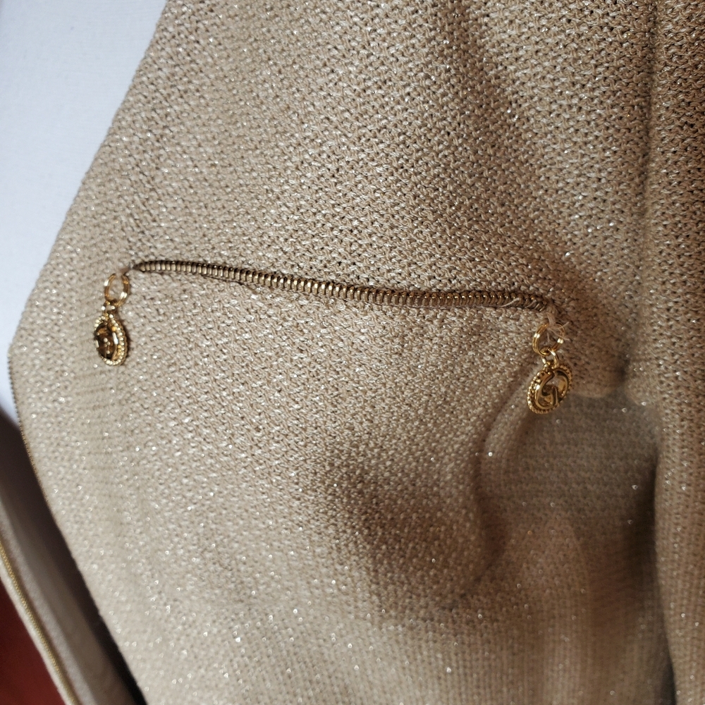 St John for Saks Fifth Avenue size 4 Gold Evening - Picture 3 of 8